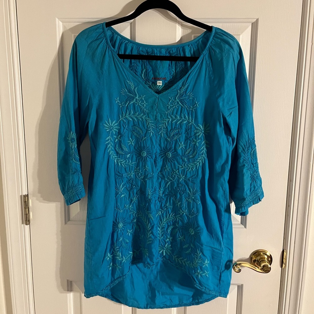 JOHNNY WAS 3J Workshop blouse